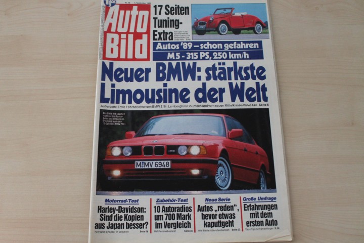 Deckblatt Auto Bild (36/1988)